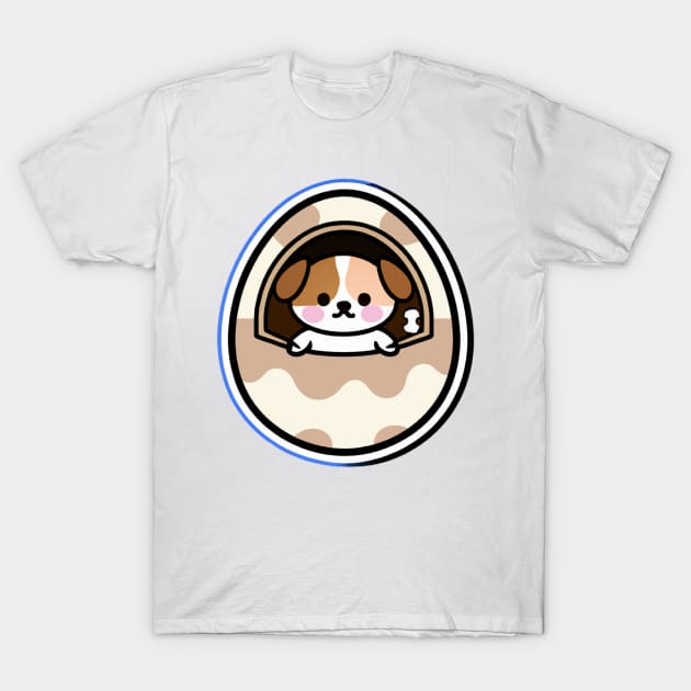 Dog in The Egg T-Shirt by Zachariya420